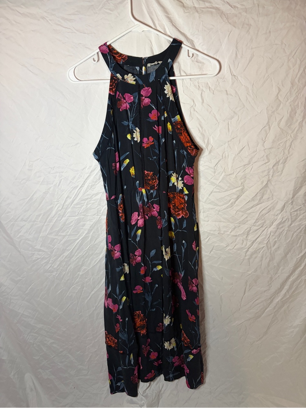 World Market Floral Sleeveless Midi Dress Sz Small Medium